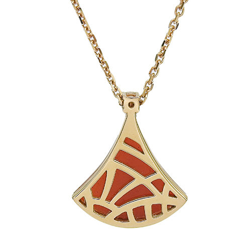 Diva Dream Necklace Carnelian/Diamond K18 Pink Gold PG