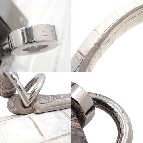 Kelly 32 (inner-stitched) Niloticus Mat Crocodile, Palladium Hardware, Himalaya Silver Hardware, Y stamp.