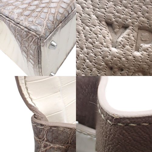 Kelly 32 (inner-stitched) Niloticus Mat Crocodile, Palladium Hardware, Himalaya Silver Hardware, Y stamp.