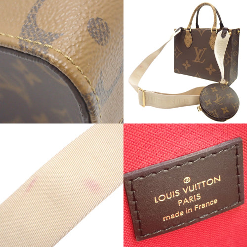 Monogram Giant Reverse On-the-Go PM Monogram 帆布 Monogram 反向帆布 M46373