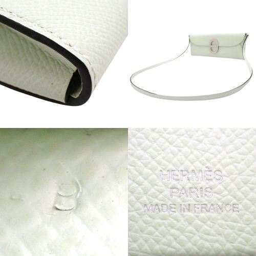 [未使用] Chaine d'Ancre To-Go Epsom 皮革配钯金配件、Vert Fizz、B 印章