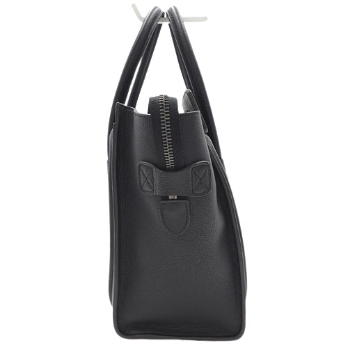 Luggage Micro Shopper with Old Logo, Drummed Calfskin, 167793DRU.38NO