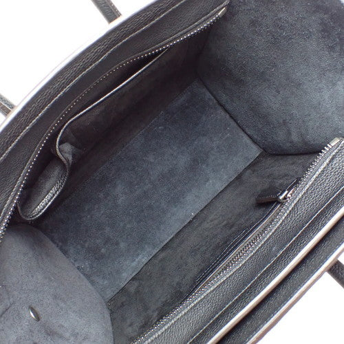 Luggage Micro Shopper with Old Logo, Drummed Calfskin, 167793DRU.38NO