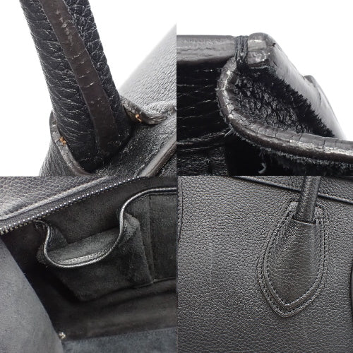 Luggage Micro Shopper with Old Logo, Drummed Calfskin, 167793DRU.38NO