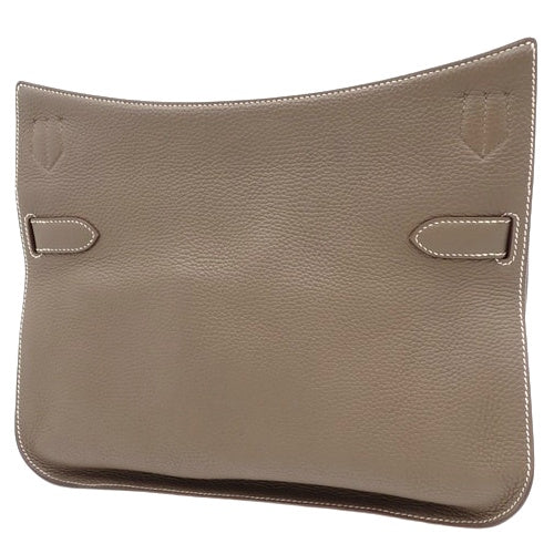 Gypsiere 34, Taurillon Clemence leather, palladium hardware, Etoupe/Etoupe, P stamp
