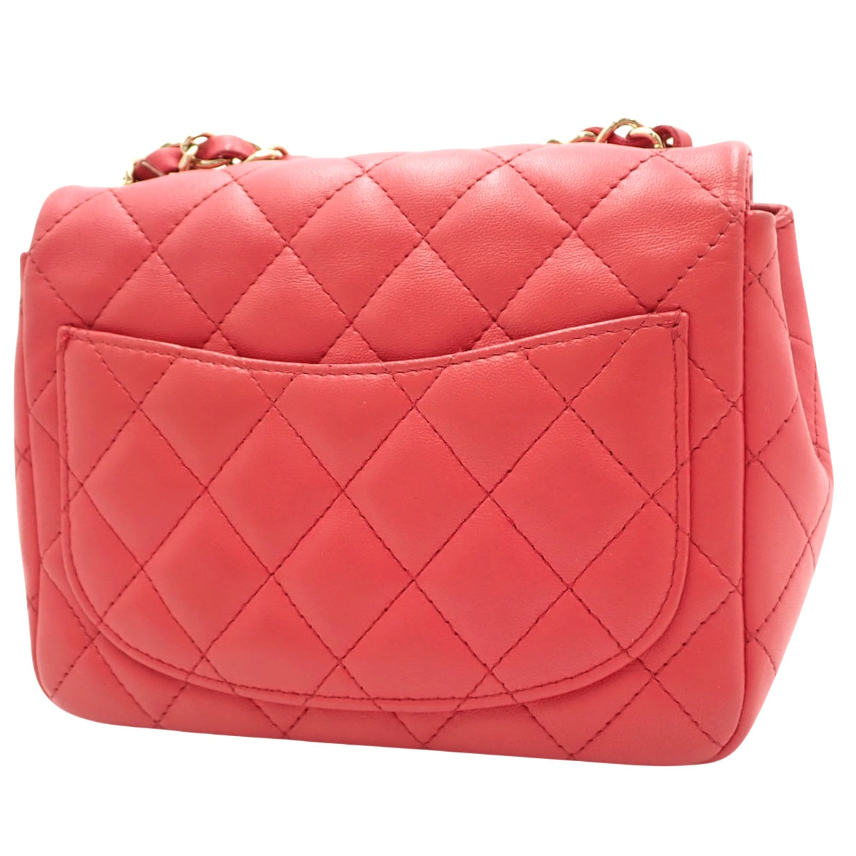 Matelasse Coco Mark Mini Chain Shoulder Bag in Lambskin A35200