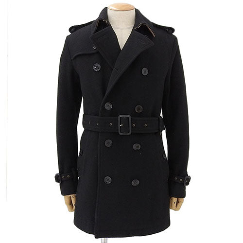 XS 系腰带豌豆大衣