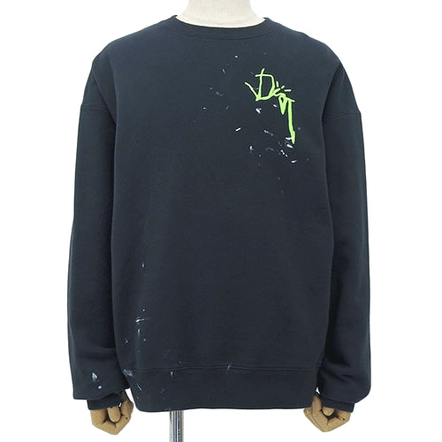 ペンキ加工 ロゴスウェット 2022年 Dior × Travis Scott