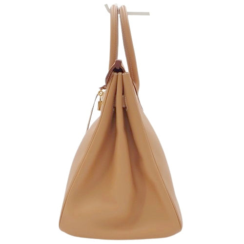 Birkin 35 Natural Epsom Leather Tote Bag with Gold Hardware and E Stamp