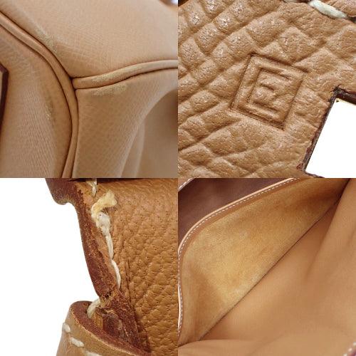 Birkin 35 Natural Epsom Leather Tote Bag with Gold Hardware and E Stamp