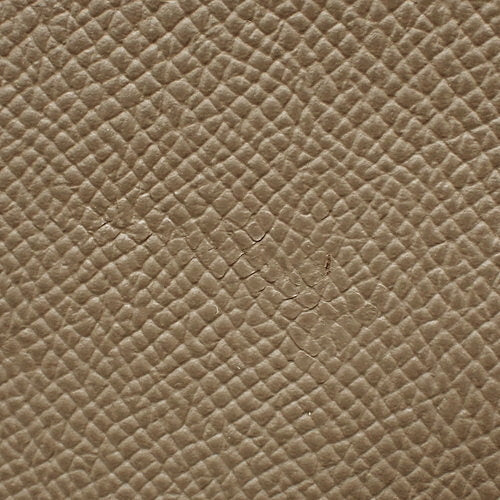 Kelly 28（外缝线）Epsom 皮革，象牙白/象牙白，Z 字形印花