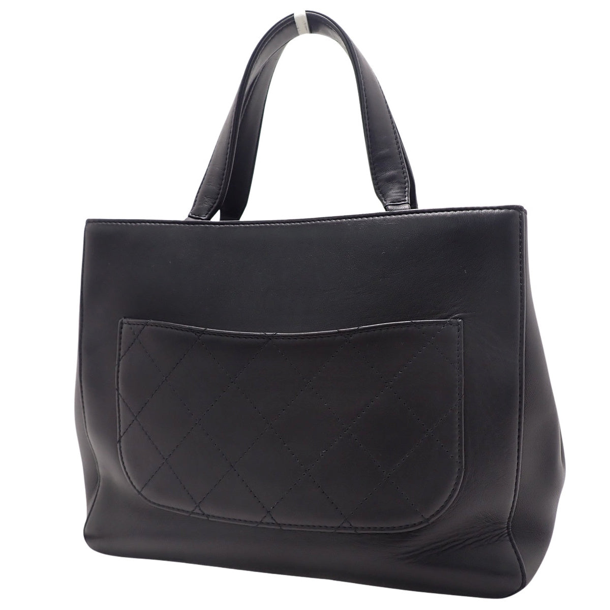 Coco Mark 羊皮双肩链条包，黑色 AS0326