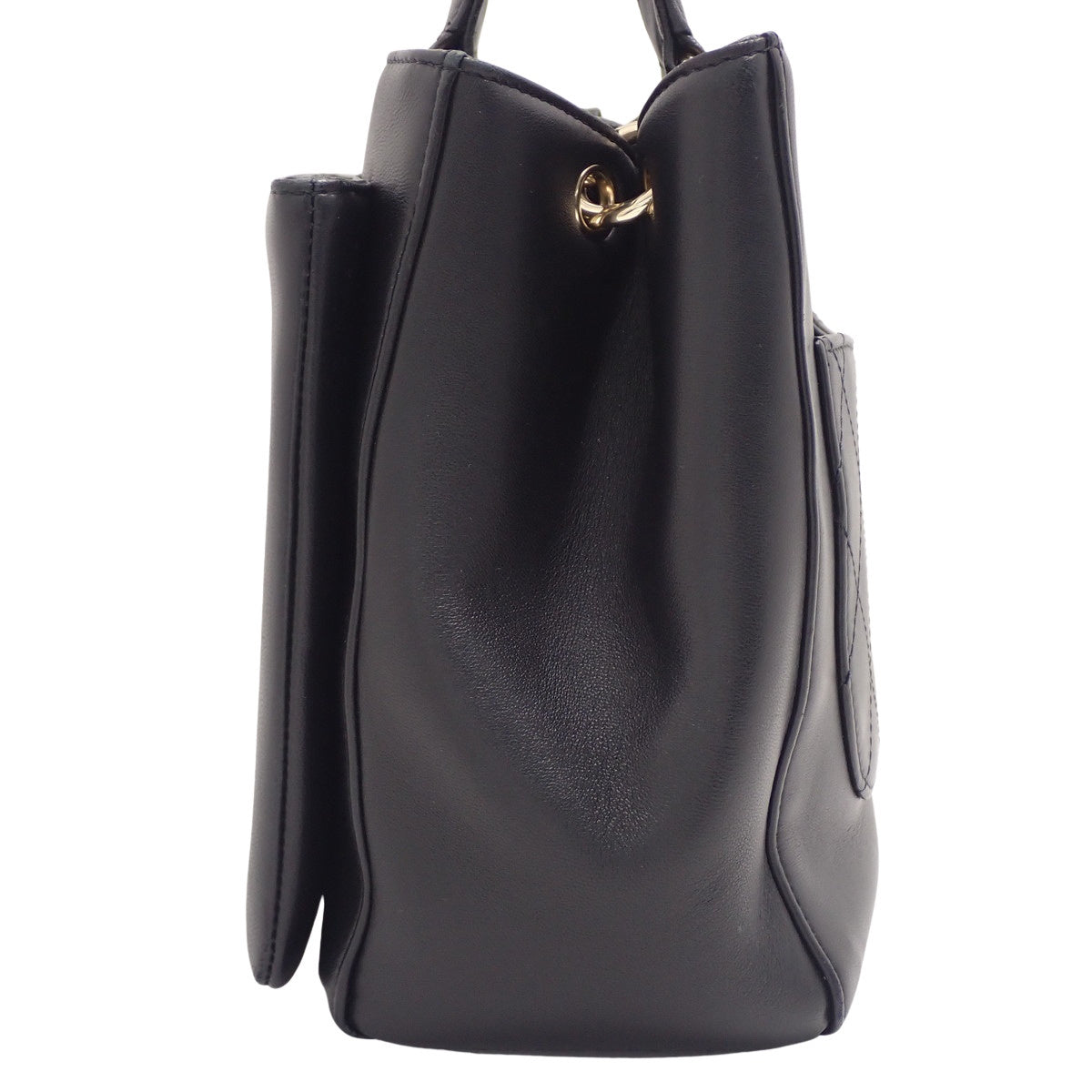 Coco Mark 羊皮双肩链条包，黑色 AS0326