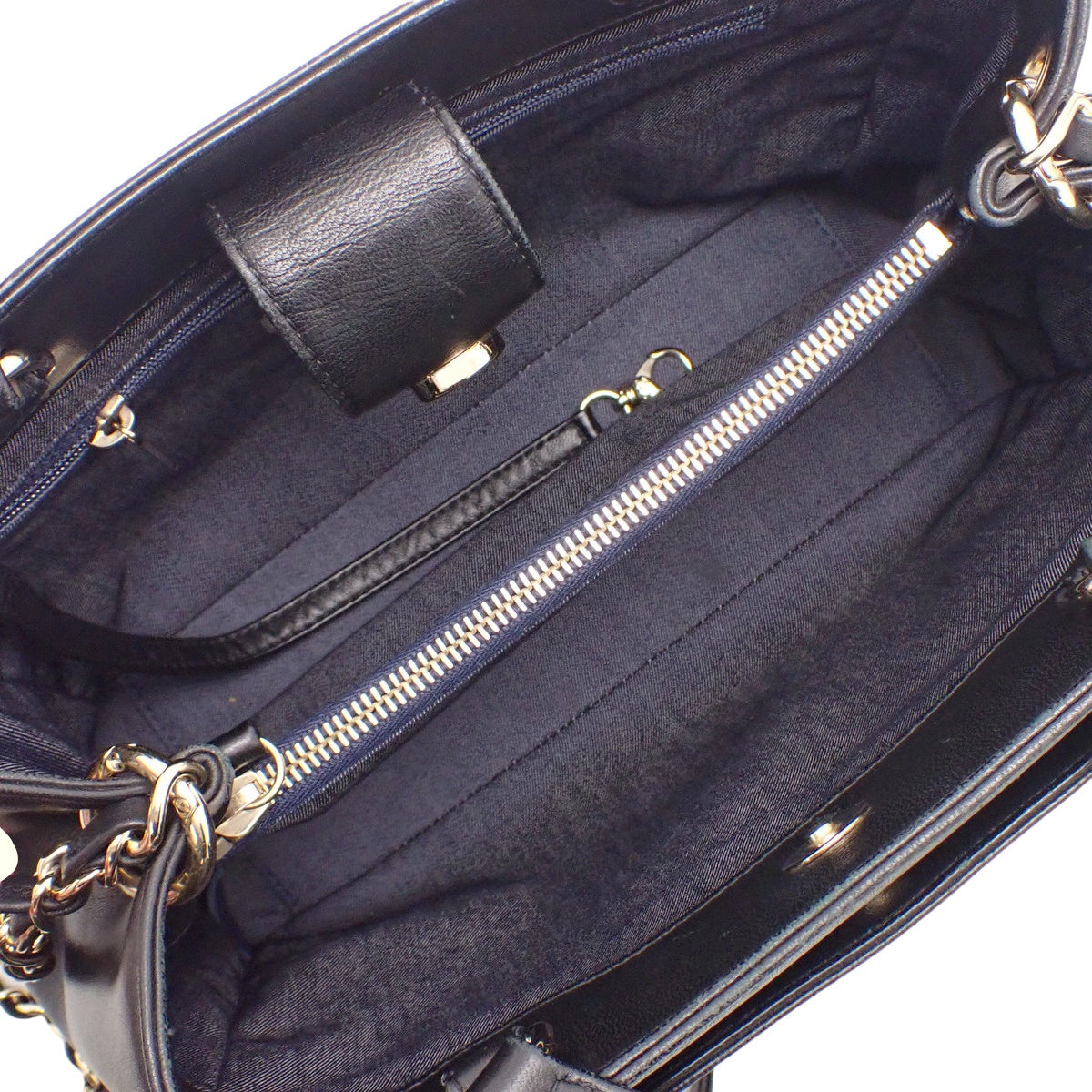 Coco Mark 羊皮双肩链条包，黑色 AS0326