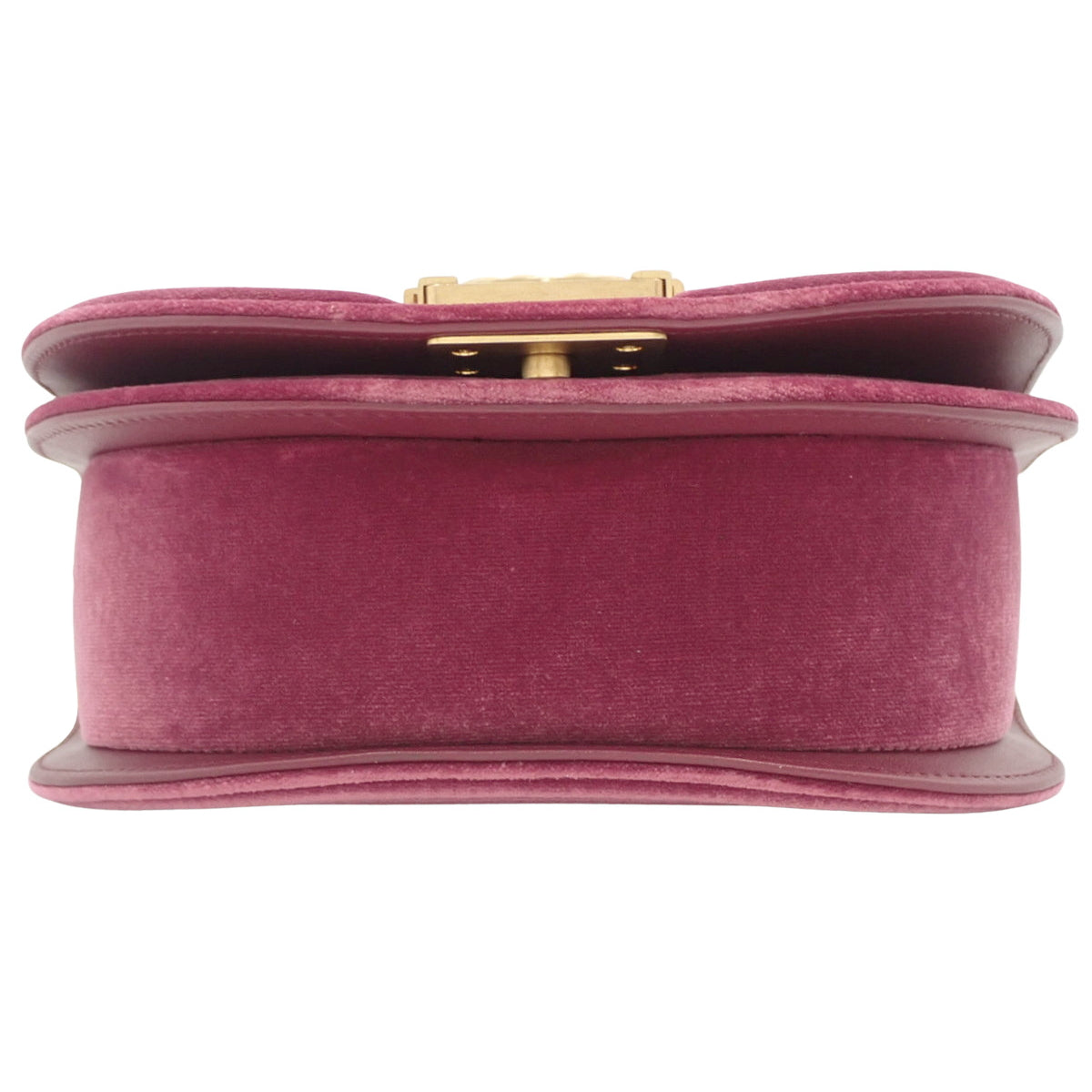 香奈儿Boy Chanel小型链条单肩包，天鹅绒材质，粉色，AS3350