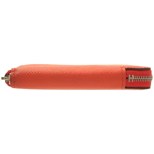 Azap Compact Silk In Epsom Leather Palladium Hardware Capucines C Stamp