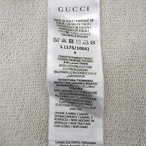 徽标印花连帽衫 L 套头连帽衫