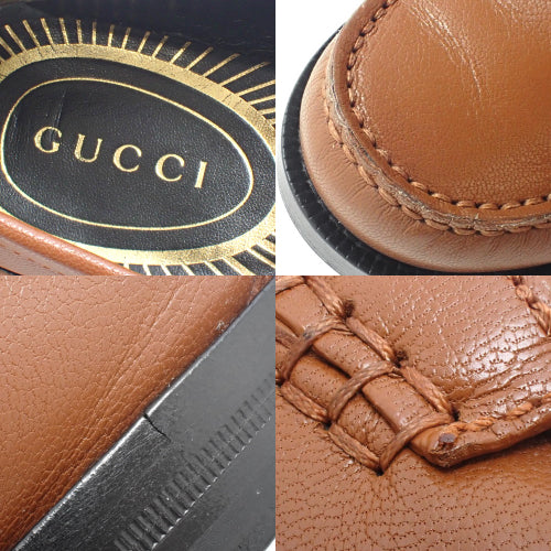 Metal logo loafers, size 36 1/2