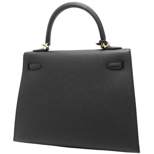 [New] Kelly 25 (External Stitching) 2-Way Shoulder Bag, Epsom Leather, K Stamp