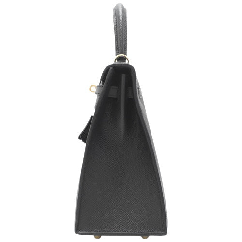 [New] Kelly 25 (External Stitching) 2-Way Shoulder Bag, Epsom Leather, K Stamp
