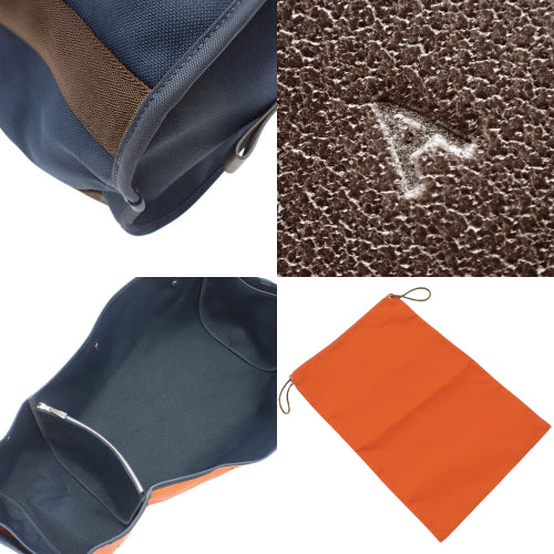 Groom Boot &amp; Helmet Bag, Boston Bag, Saddlery Bag, Travel Bag, Canvas, Leather, Palladium Hardware, A Stamp