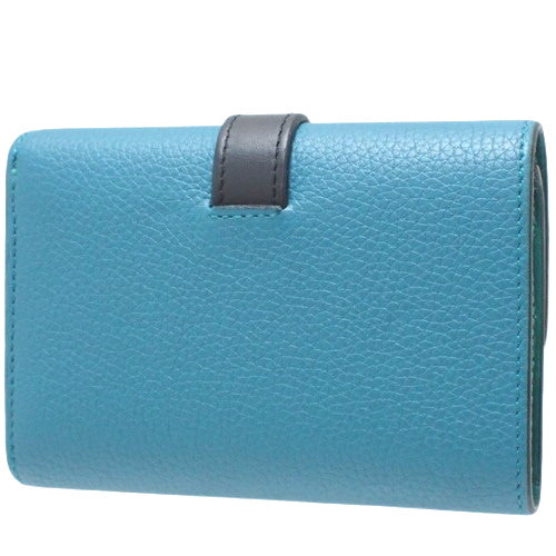 バーティカルスモールウォレット 2つ折り アナグラム ミニウォレット パラジウム金具 ソフトグレインカーフスキン