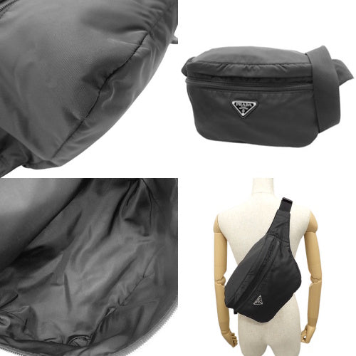 Re-Nylon 2-Way 背包、腰包、腰包、网眼尼龙、NERO 2VL038