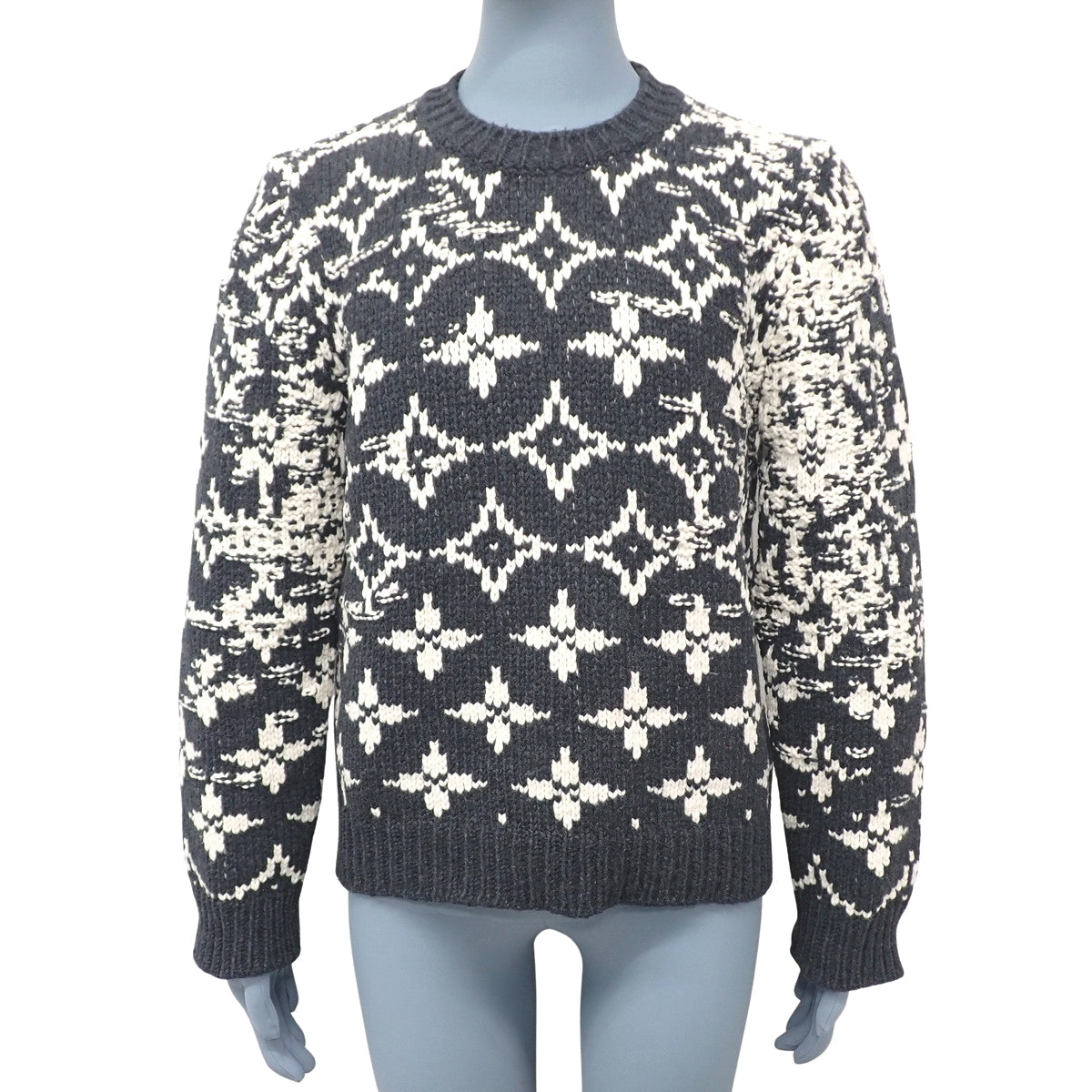 Distorted Monogram Crew Neck Knit 2020 L RM202