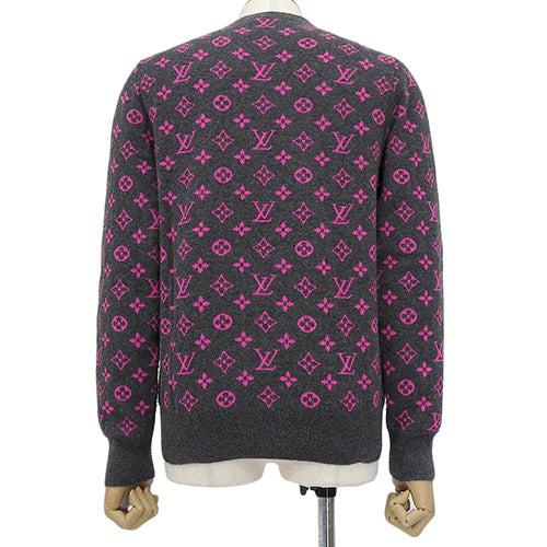 Half &amp; Half Monogram 圆领毛衣，中号，RM182M