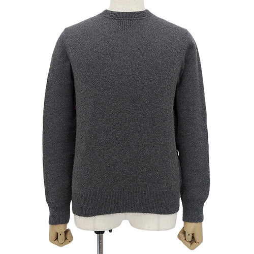 Half &amp; Half Monogram Crew Neck Sweater, Medium, RM182M