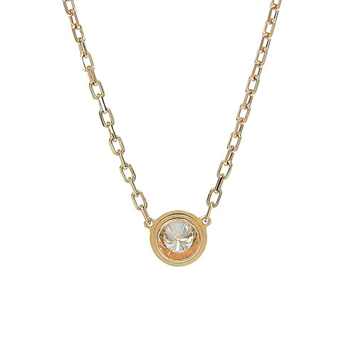 Diamant Léger 项链，大号，钻石，18K 玫瑰金，PG