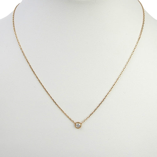 Diamant Léger Necklace, Large, Diamond, 18K Pink Gold, PG