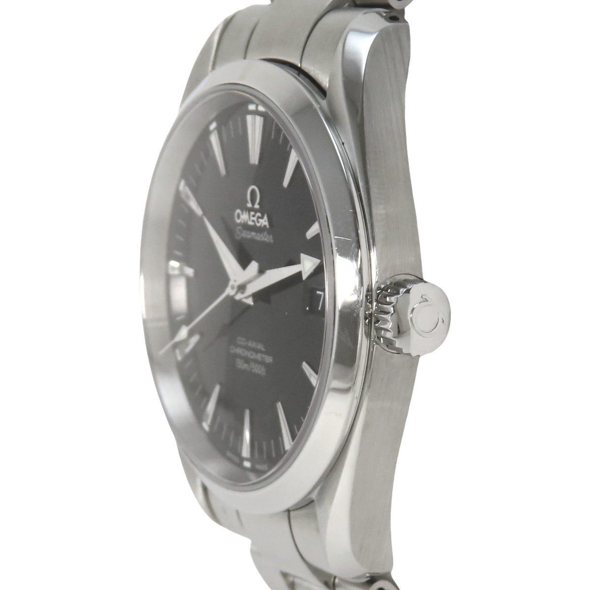 [Warranty included] Seamaster Aqua Terra 2503.50 Stainless Steel Automatic Watch, Purchased October 2007, Black and Silver