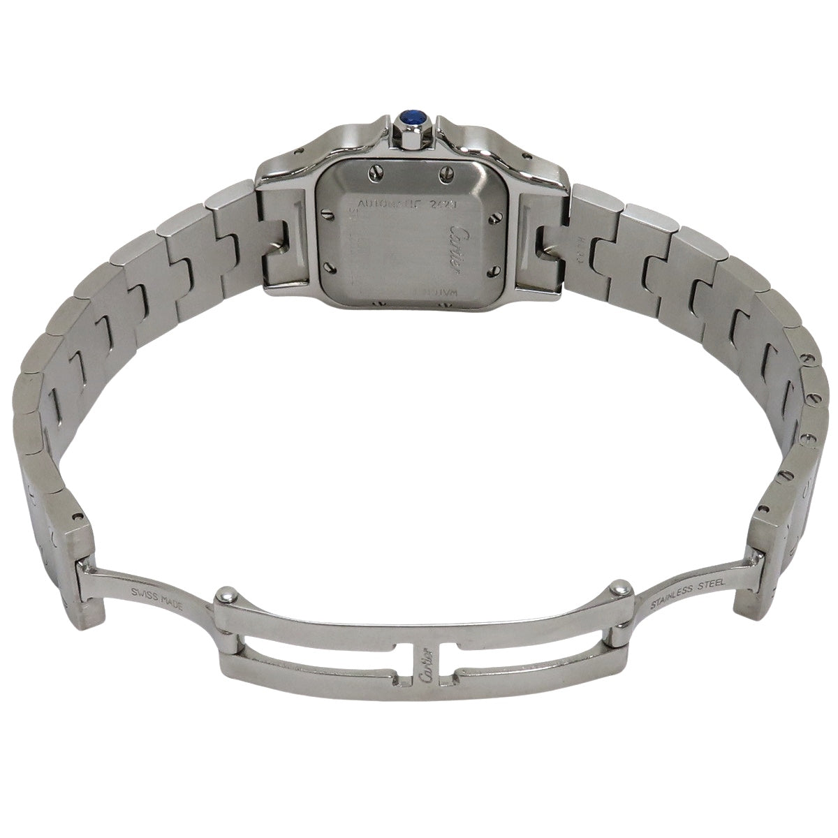 Santos Galbe SM SS White Automatic Women's