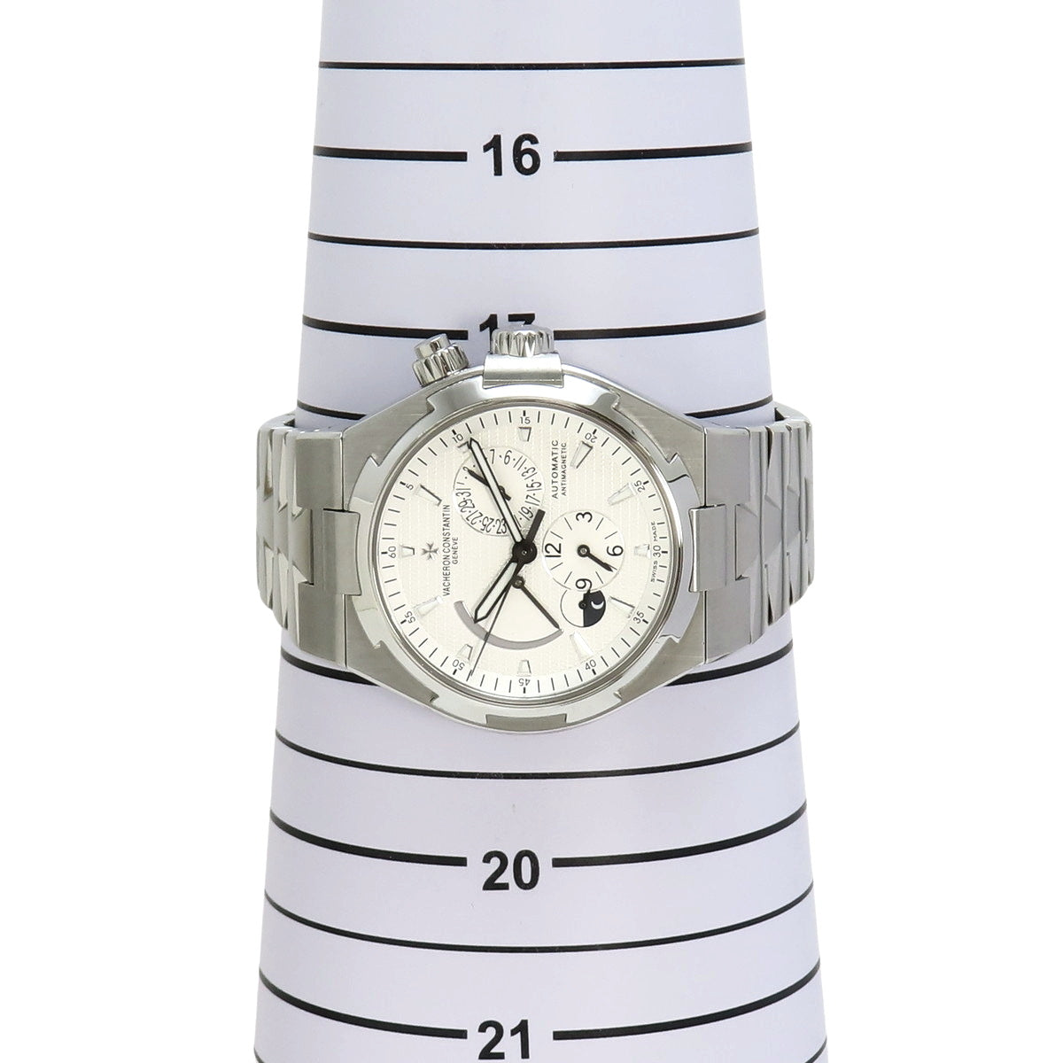 [Warranty included] 47450/B01A-9226 Overseas Dual Time Stainless Steel Automatic Silver