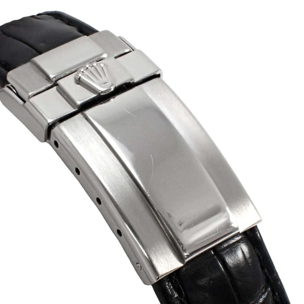 116519 Daytona 白金/皮革 随机编号 自动上链 黑色