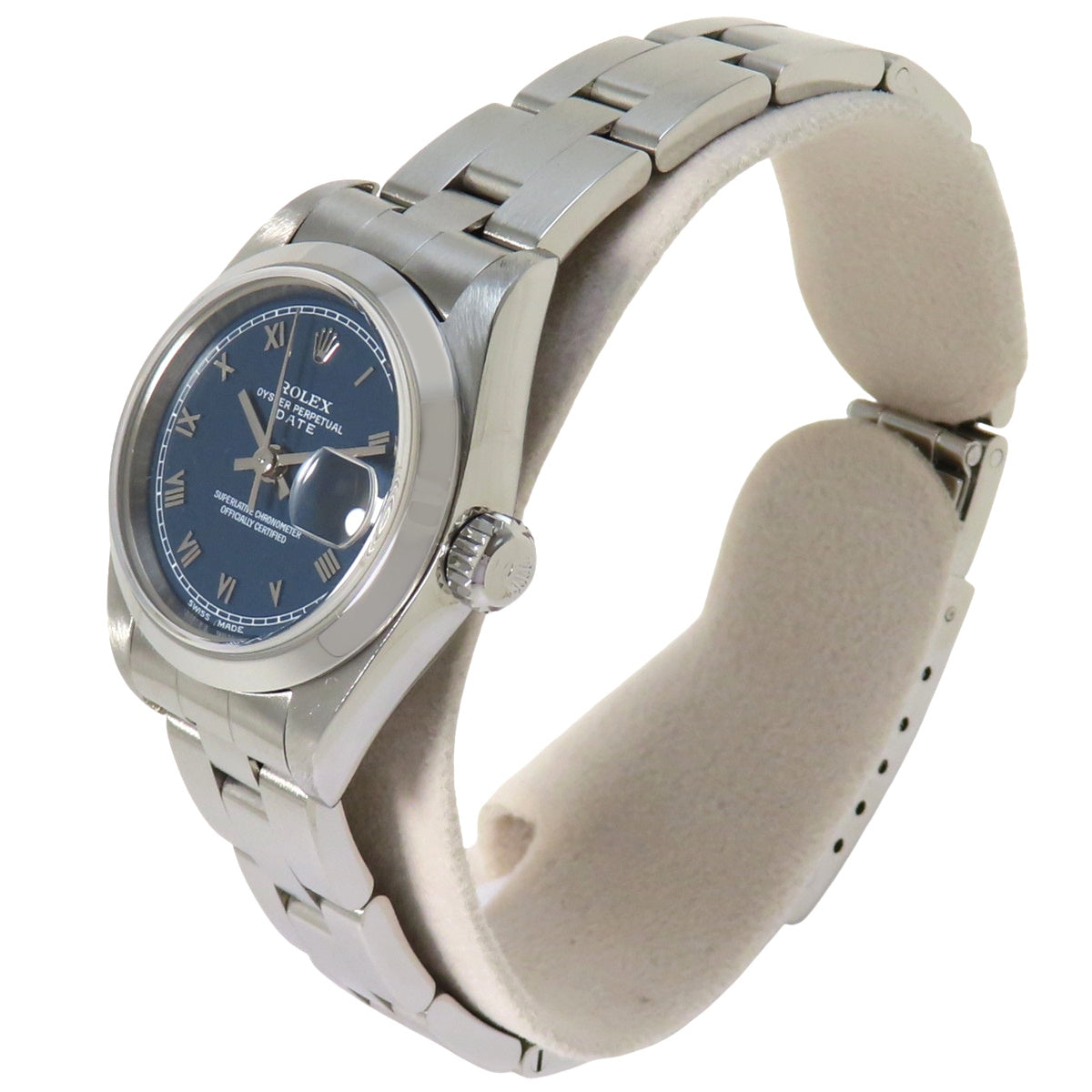 79160 Oyster Perpetual Date SS A-series Automatic winding Navy blue