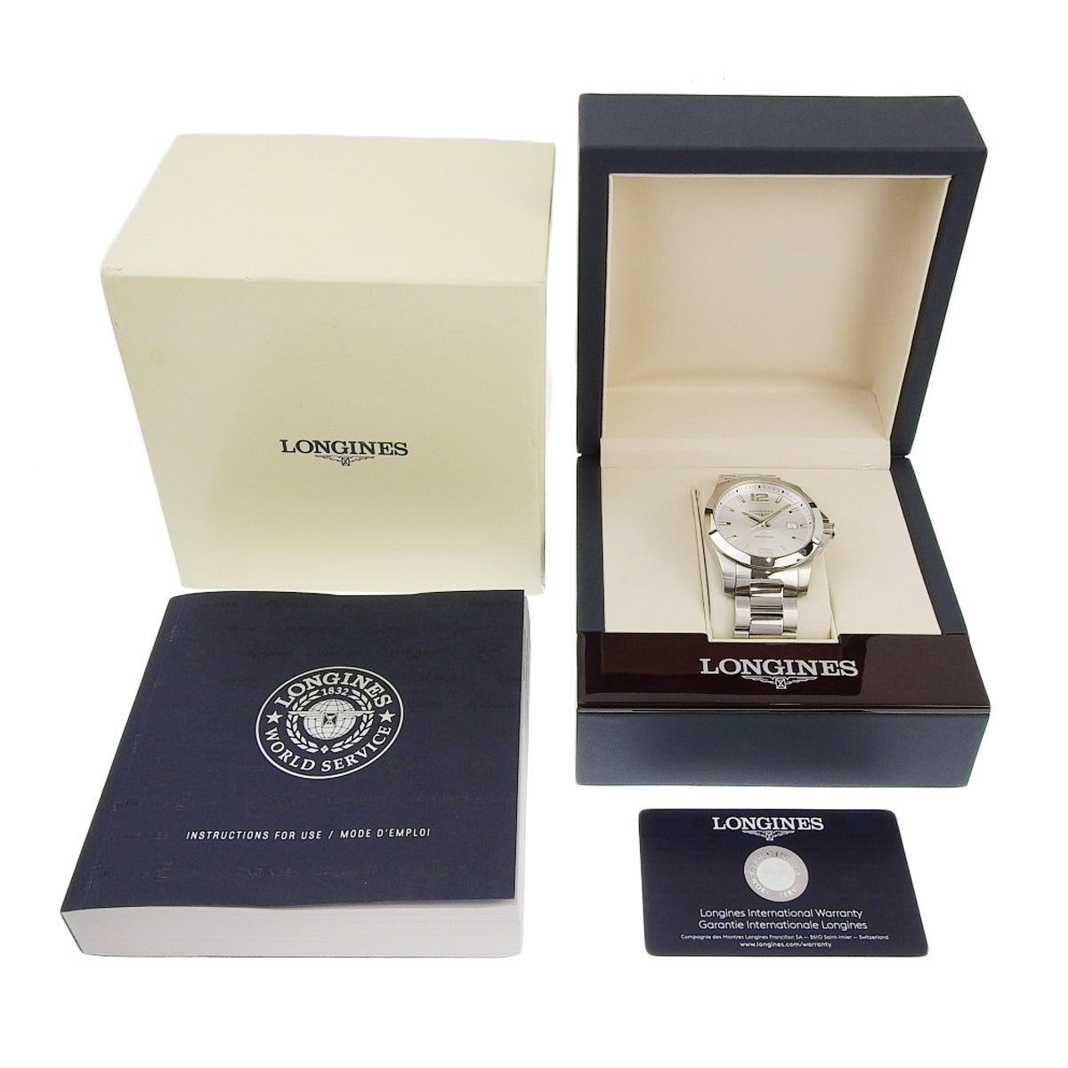 L3.759.4.76.6 Conquest SS Quartz Silver