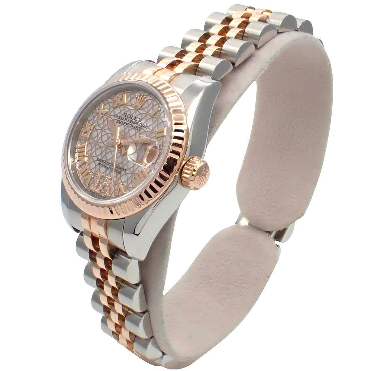 [Warranty included] Datejust 179171 PG/SS Random Number Automatic Circle Flower Design Purchased December 2018 White Pink Gold