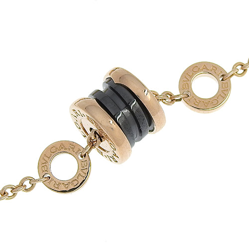 B.zero1 手链，小号，K18 玫瑰金，PG，陶瓷