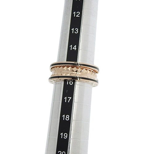 B.zero1 Lock Ring S, 18K Pink Gold, PG, Ceramic