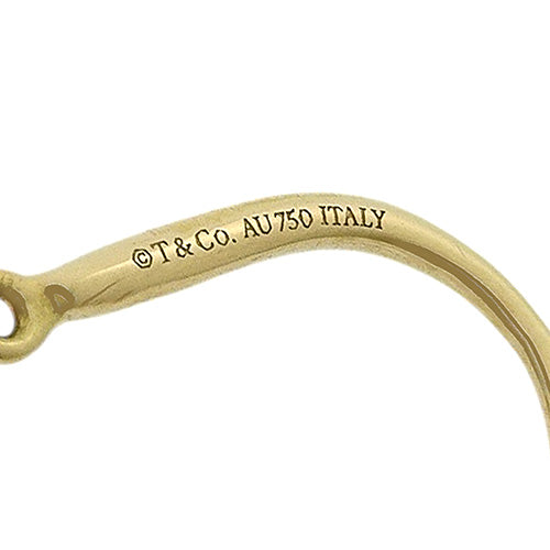 Ball hook earrings in 18K yellow gold (YG)