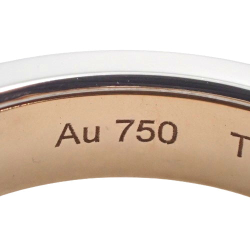 Quatre Classic Diamond Half Ring in PG, WG and White Ceramic