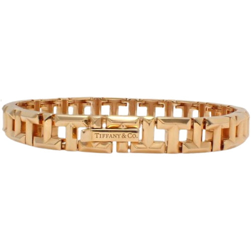 18K 玫瑰金和 PG 真窄手链