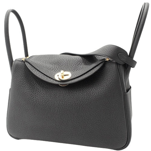 Lindy 26 Taurillon Clemence 皮革双盖印两用手提包