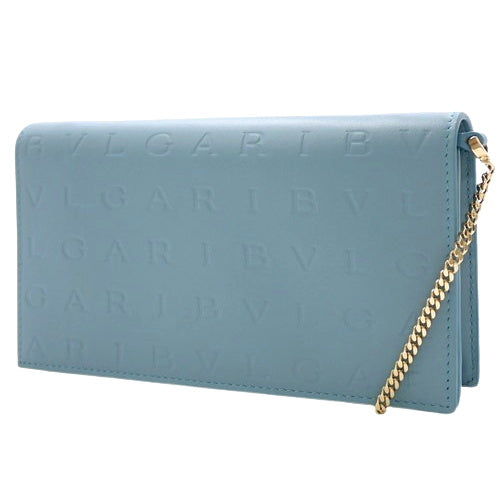 Infiniteum Chain Wallet Shoulder Bag Logo Leather