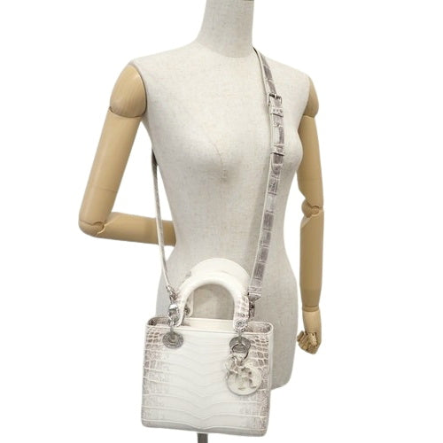 Lady Dior Small Himalayan Jeweled 2-Way Shoulder Bag, Crossbody/Shoulder Bag, Crocodile