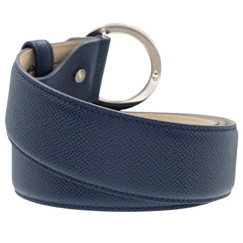 Bvlgari Bvlgari Man Round Buckle Belt 110/44 Grained Leather 39546
