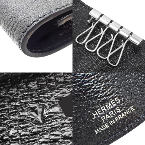 ベアン キーケース 4連 小物 シェーブル パラジウム金具 Y刻印