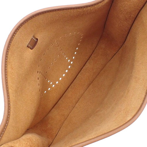 [未使用] Evelyn 3PM Evelyn 29 Taurillon Clemence 皮革表带配钯金配件和金色 K 印章